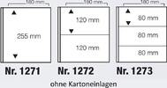 Safe Ergänzungsblätter ARTline für 2/4 Banknoten (5er Pack) Nr. 1272 Neu -
