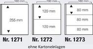 Safe Ergänzungsblätter ARTline für 3/6 Banknoten (5er Pack) Nr. 1273 Neu -