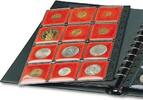 Safe Zusatzblatt für Coin-S Münzalbum mit roten Münzrähmchen Nr. 711 Neu -