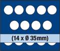 Safe Münztableau 6335 SP für 14 Münzen bis 35 mm Ø z.B. 10 € Münzen Neu -