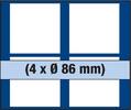 Safe Tableau für Combi-Kassette NOVA DeLuxe für 4x 86mm Ø Nr. 63741 Neu -