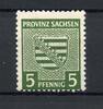 SBZ Provinz Sachsen SBZ Provinz Sachsen MiNr. 75 Y b postfrisch tiefst geprüft Ströh MiNr. 75 Y b tiefst geprüft Ströh -