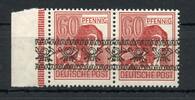 Bi-Zone Bi-Zone MiNr. 49 I a postfrisch waag. Paar, geprüft Schlegel MiNr. 49 I a waag. Paar, geprüft Schlegel -