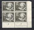 DDR DDR MiNr. 245 DZ postfrisch im 4er Block Eckrand ur MiNr. 245 DZ im 4er Block Eckrand ur -