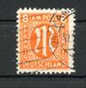 Bi-Zone Bi-Zone AM Post MiNr. 21 Az gestempelt geprüft Schlegel MiNr. 21 Az AM Post geprüft Schlegel -