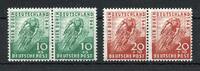Bi-Zone Bi-Zone MiNr. 106-107 postfrisch waag. Paare, Deutschlandfahrt MiNr. 106-107 waag. Paare, Deutschlandfahrt -