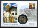 Vatikan Numisbrief 2006 Medaille Papst Benedikt XVI. Deutschlandbesuch -