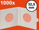 Hartberger Münzrähmchen 32,5mm selbstkl. 1000er Pack 8321325 Sonderposten Neu -