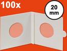 Hartberger Münzrähmchen 20 mm selbstkl. 100er Pack 8322020 Neuware ohne OVP -