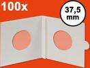 Hartberger Münzrähmchen 37,5 mm selbstkl. 100er Pack 8322375 Neuware ohne OVP -
