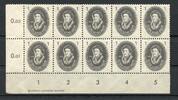 DDR DDR MiNr. 261 postfrisch als 10er Block Eckrand MiNr. 261 als 10er Block Eckrand -