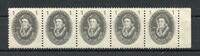 DDR DDR MiNr. 261 postfrisch als 5er Streifen MiNr. 261 als 5er Streifen -
