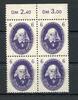 DDR DDR MiNr. 263 postfrisch im 4er Block Oberrand MiNr. 263 im 4er Block Oberrand -