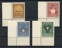 Österreich Österreich MiNr. 937-940 postfrisch Eckrand unten links MiNr. 937-940 Eckrand unten links -