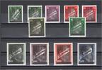 Österreich Österreich MiNr. 668-673 + V a-V d postfrisch Gitter-Aufdruck MiNr. 668-673 + V a-V d Gitter-Aufdruck -