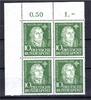Bund Bund MiNr. 149 postfrisch als Eckrand 4er Block MiNr. 149 als Eckrand 4er Block -