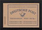 Berlin Berlin Markenheftchen MiNr. 2 postfrisch Luxus MiNr. 2 Markenheftchen Luxus -