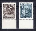   Österreich Österreich MiNr. VI-VII Unterrand postfrisch MiNr. VI-VII Unterrand postfrisch