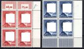 Deutsches Reich Deutsches Reich MiNr. 801-802 y postfrisch als 4er Blöcke MiNr. 801-802 y als 4er Blöcke -