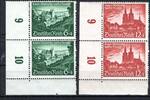 Deutsches Reich Deutsches Reich MiNr. 748-749 postfrisch senkr. Paare Eckrand ul MiNr. 748-749 senkr. Paare Eckrand ul -