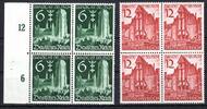 Deutsches Reich Deutsches Reich MiNr. 714-715 postfrisch 4er Blöcke MiNr. 714-715 4er Blöcke -