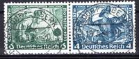 Deutsches Reich Deutsches Reich Zusammendrucke MiNr. W 47 gestempelt MiNr. W 47 Zusammendrucke -