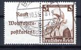 Deutsches Reich Deutsches Reich Zusammendrucke MiNr. W 102 gestempelt MiNr. W 102 Zusammendrucke -