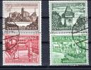 Deutsches Reich Deutsches Reich Zusammendrucke MiNr. SK 35-36 gestempelt MiNr. SK 35-36 Zusammendrucke -