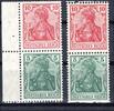 Deutsches Reich Deutsches Reich Zusammendrucke MiNr. S 5 aa + af postfrisch MiNr. S 5 aa + af Zusammendrucke -