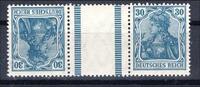Deutsches Reich Deutsches Reich Zusammendrucke MiNr. KZ 3.1 postfrisch MiNr. KZ 3.1 Zusammendrucke -