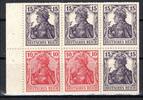 Deutsches Reich Deutsches Reich Zusammendrucke MiNr. H-Blatt 21 A postfrisch MiNr. H-Blatt 21 A Zusammendrucke -