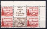 Deutsches Reich Deutsches Reich Zusammendrucke MiNr. W 130 + W 134 postfrisch MiNr. W 130 + W 134 Zusammendrucke -