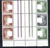 Deutsches Reich Deutsches Reich Zusammendrucke MiNr. KZ 38 (2x) + KZ 37 postfrisch MiNr. KZ 38 (2x) + KZ 37 Zusammendrucke -
