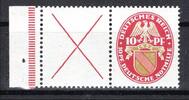 Deutsches Reich Deutsches Reich Zusammendrucke MiNr. W 24 postfrisch MiNr. W 24 Zusammendrucke -