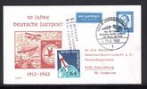 Bund Bund Raketenpost 1962 50 Jahre Deutsche Luftpost, Versuchsrakete L 3 Raketenpost 1962 50 Jahre Deutsche Luftpost, Versuchsrakete L 3 -