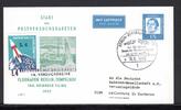 Bund Bund Raketenpost 1962 Flughafen Berlin-Tempelhof, Versuchsrakete L 4 Raketenpost 1962 Flughafen Berlin-Tempelhof, Versuchsrakete L 4 -