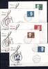Bund Bund MiNr. 315-319 Ersttagsbriefe/ FDC auf 5 Belegen MiNr. 315-319 auf 5 Belegen -