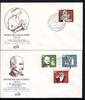 Bund Bund MiNr. 243-246 Ersttagsbriefe/ FDC auf 2 Belegen MiNr. 243-246 auf 2 Belegen -