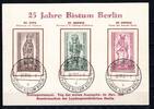 Berlin Berlin MiNr. 132-134 Ersttagsbriefe/ FDC SST Berlin-Charlottenburg MiNr. 132-134 SST Berlin-Charlottenburg -