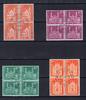 Schweiz  Schweiz 4er Bl&ouml;cke MiNr. 764-767 Vollstempel ungefaltet MiNr. 7... 17.32 US$  +  230.94 US$ shipping