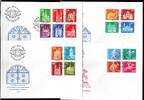 Schweiz Schweiz MiNr. 696-713 x Ersttagsbriefe/ FDC MiNr. 696-713 x -