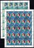 UNO Wien UNO Wien Kleinbögen MiNr. 214-215 Ersttagssonderstempel 100 Jahre Olympia MiNr. 214-215 Kleinbögen 100 Jahre Olympia -