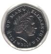 50 PENCE 2008 ISLE OF MAN  UNC COIN YEAR KM#1487 CHRISTMAS CALLING BIRDS