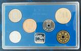 500 YEN 2003 JAPAN 6 DIF BU COINS MINT SET 1 -  YEAR BEAUTIFUL JAPAN GARDEN MEDAL