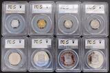 50 PISO 01 - 50 n. Chr. PHILIPPINES 8 DIF PROOF COINS SET 0.01 -  1975 YEAR PCGS PR69 - PR70 TOP