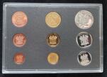 1 CENT 1998 SOUTH AFRICA 9 DIF PROOF COINS SET  - 5 RAND YEAR + BOX + COA