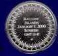 MEDAL KIRIBATI BALLENY PITT ISLANDS SILVER 3  SET MILLENIUM EYEWITNESS