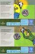 2 REAIS BRAZIL PROOF 6 X  DIF COINS SET 2014 YEAR FIFA FOOTBALL WORLD CUP BOX