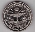 MARSHALL ISLANDS – RARE 6 DIF X 5$ UNC COINS SET 1995 YEAR SHIP KENNEDY