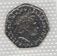 50 PENCE 2005 ISLE OF MAN  UNC COIN YEAR KM#1320 CHRISTMAS PARTRIDGE IN PEAR TREE